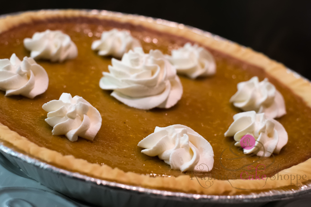 Maple Syrup Pumpkin Pie with Fresh Whipped Cream